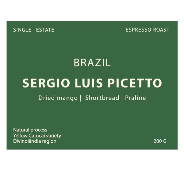 BRAZIL - Sergio Luis Picetto  250 G.