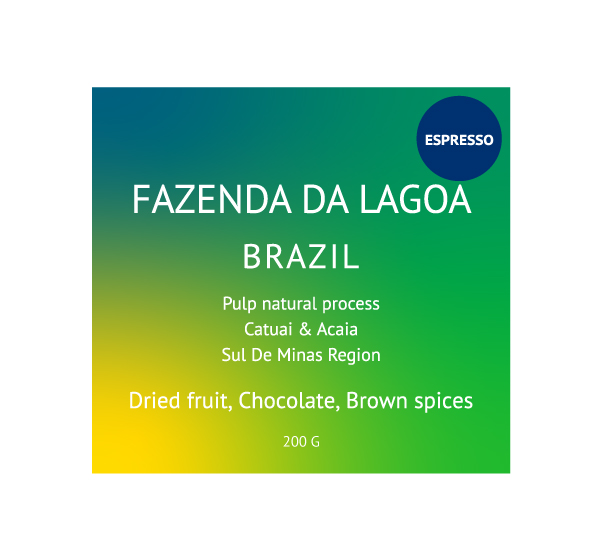 BRAZIL - Fazenda De Lagoa  250 G.