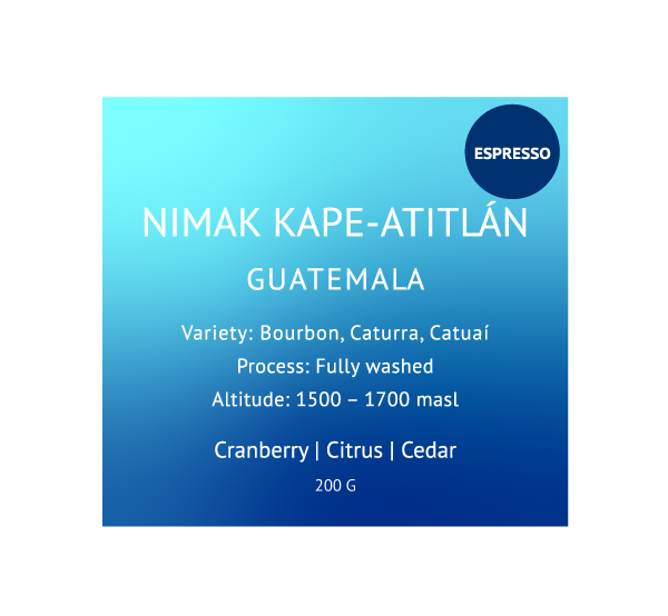 GUATEMALA - Nimak Kape-Atitlan  200G