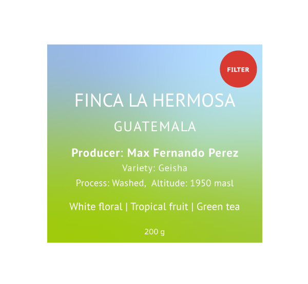 GUATEMALA  Finca La Hermosa - Geisha Natural 200 G.