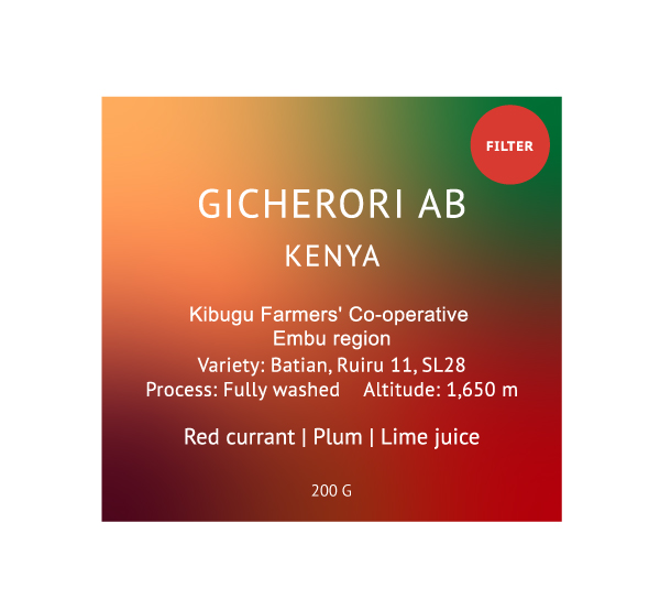 KENYA - Gicherori AB  200g