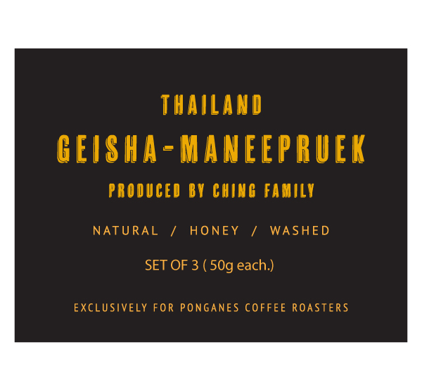 Set of 3 - Geisha Maneepruek by Ching Family